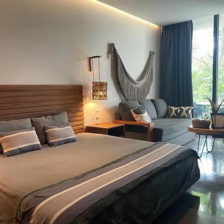 Cosy Studio, Sauna, Rooftop Pool Apartment Tulum