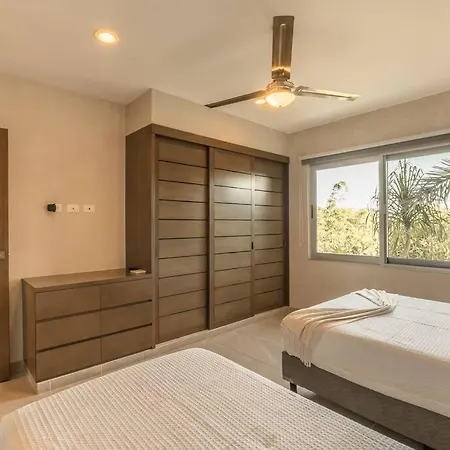 Apartment In Tulum, Pool, Jacuzzi, 3 Beds