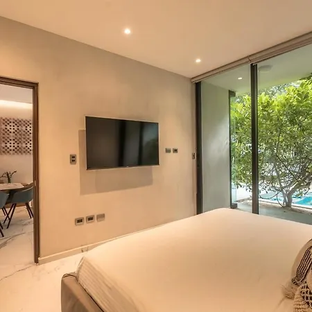 Apartment Casa Kite Luxe Aldea Zama 4-br *