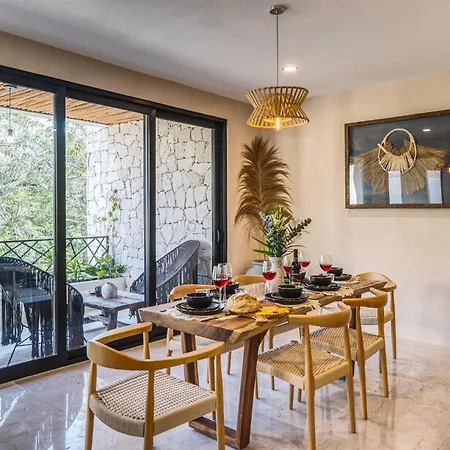 3br Panoramic Ph W Sunset, Terrace, Private Pool Apartment Tulum