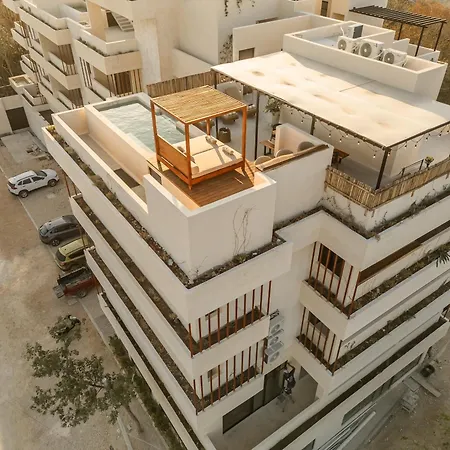 Apartment Deluxe 2-story Penthouse Pool & Bbq Rooftop Tulum