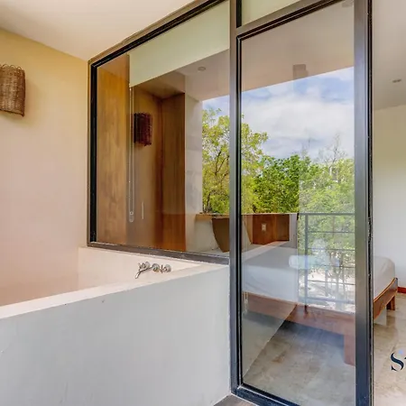 Eco Chic Pool Gym Private Outdoor Soaking Tub * Tulum