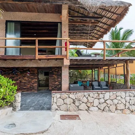 Casa Aakbal Private Fron Sea Location Villa Tulum