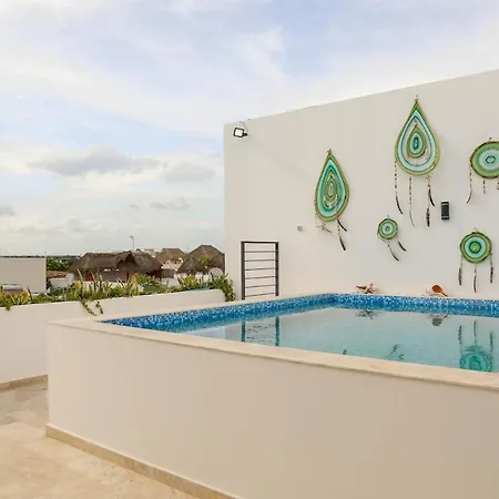 Penthouse 3 Recamaras Aldea Zama Alberca Privada * Tulum