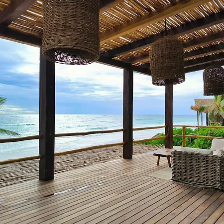Casa Aakbal Private Fron Sea Location Villa Tulum