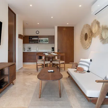 Apartment Escape To Nature, Pool, Jacuzzi, Gym & Yoga Space Tulum