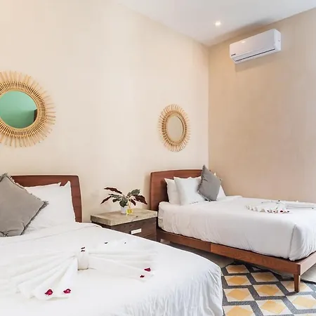 6br Retreat, 2 Pools, Sleeps 16, Aldea Zama * Tulum