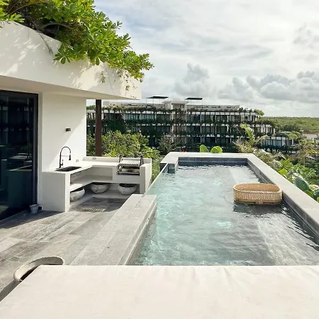 Ph De Lujo, Piscina Privada, 5 Min Playa, Vista 360 * Tulum