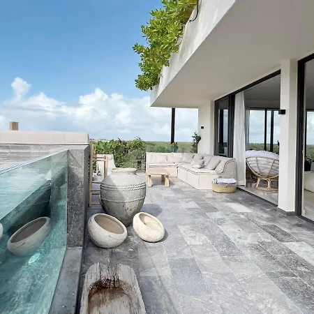 Ph De Lujo, Piscina Privada, 5 Min Playa, Vista 360 * Tulum