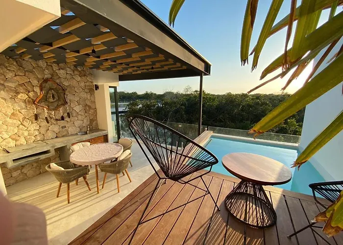 Baeak- Ph3A- Ixchel Penthouse Studio Private Rooftop Pool