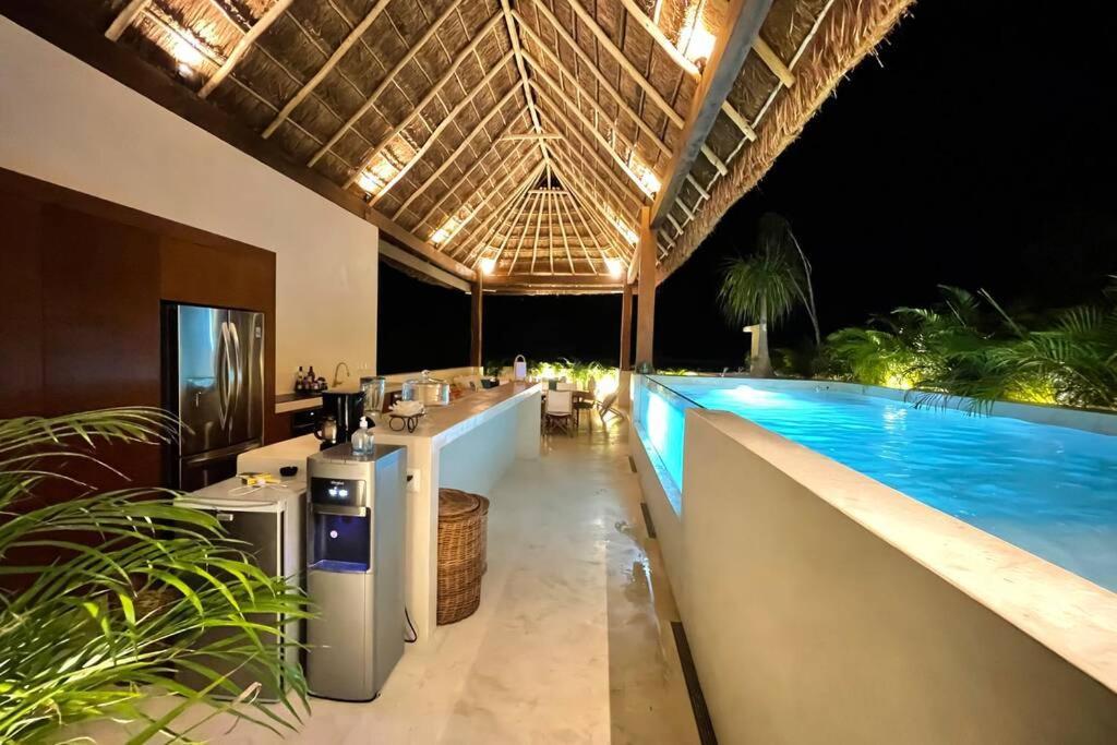 Villa Yax'na House Luxury 240m2 - 12 Persons - 6 - 2 Swimming Pool - 3 Jacuzzis Tulum