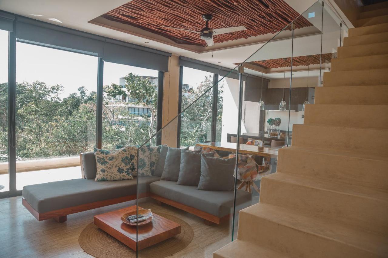 Apartment Kataleya By Zaazil - Stylish & Luxury Penthouse & , Up To 16 People, Private Pool, Private Hot Tub, Terrace And Roof In Luum Zama In The Jungle Tulum