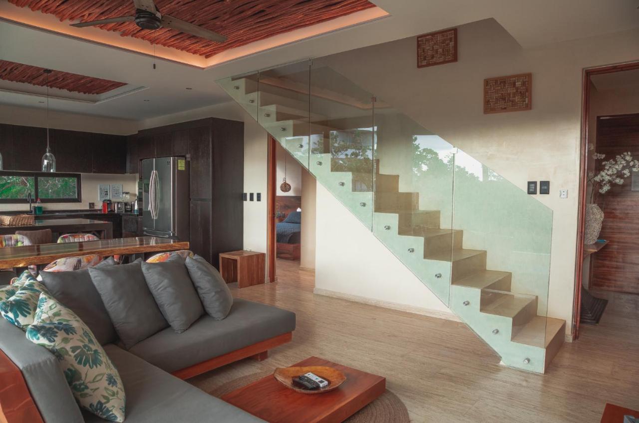 Kataleya By Zaazil - Stylish & Luxury Penthouse & , Up To 16 People, Private Pool, Private Hot Tub, Terrace And Roof In Luum Zama In The Jungle Apartment Tulum