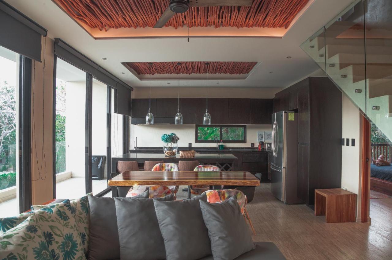 Kataleya By Zaazil - Stylish & Luxury Penthouse & , Up To 16 People, Private Pool, Private Hot Tub, Terrace And Roof In Luum Zama In The Jungle *