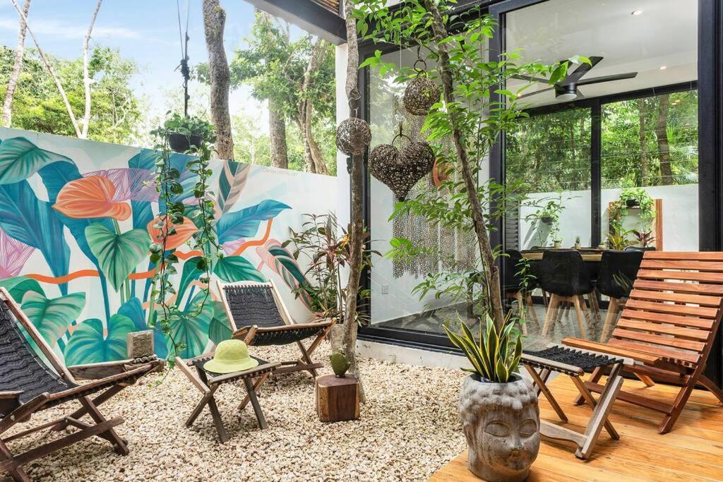 Villa Private Rooftop Pool - Bike To Ruins Or Tulum
