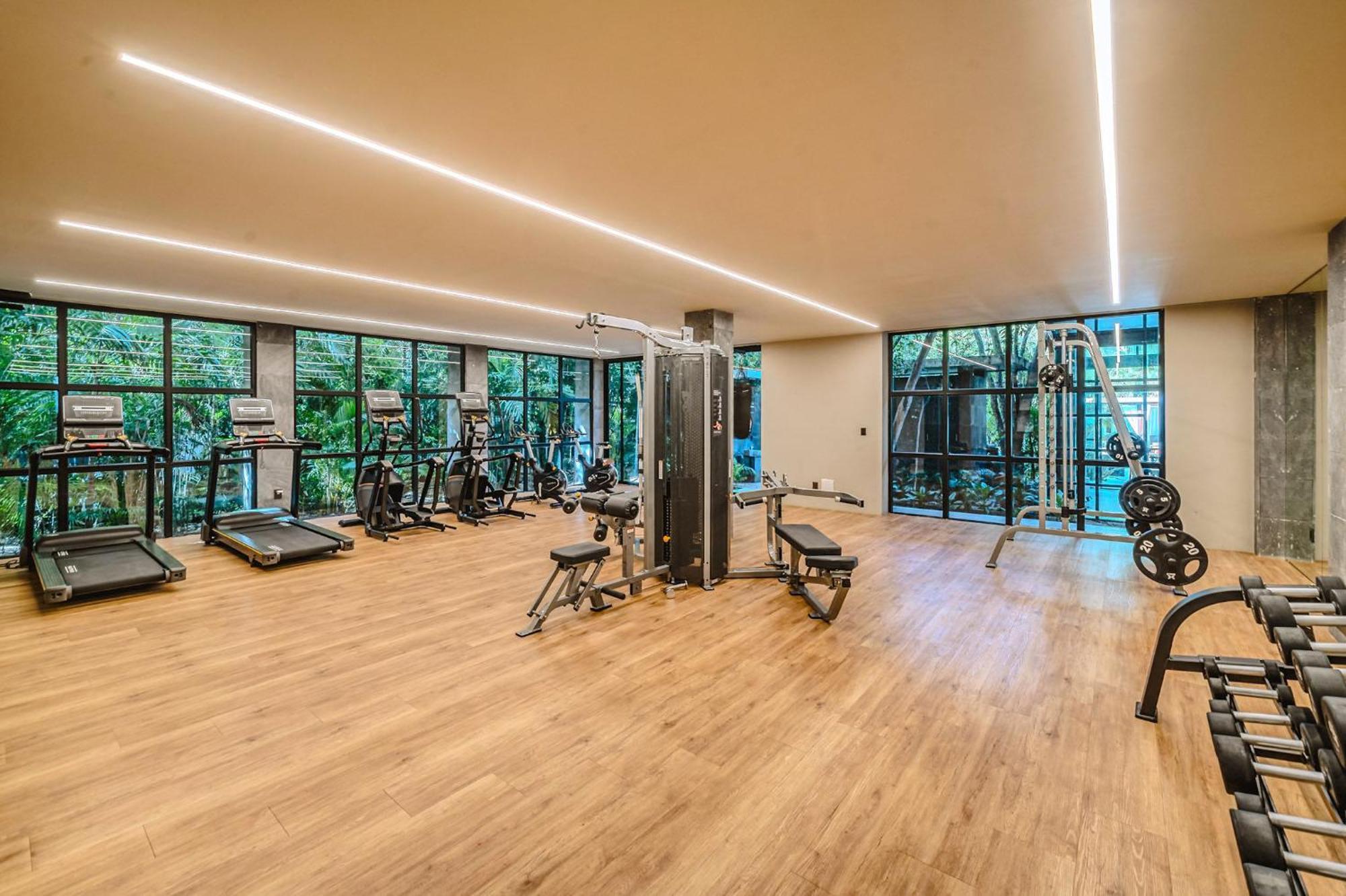 Art Design Loft With Pool, Big Gym, Spa, Hot Tub Apartment Tulum