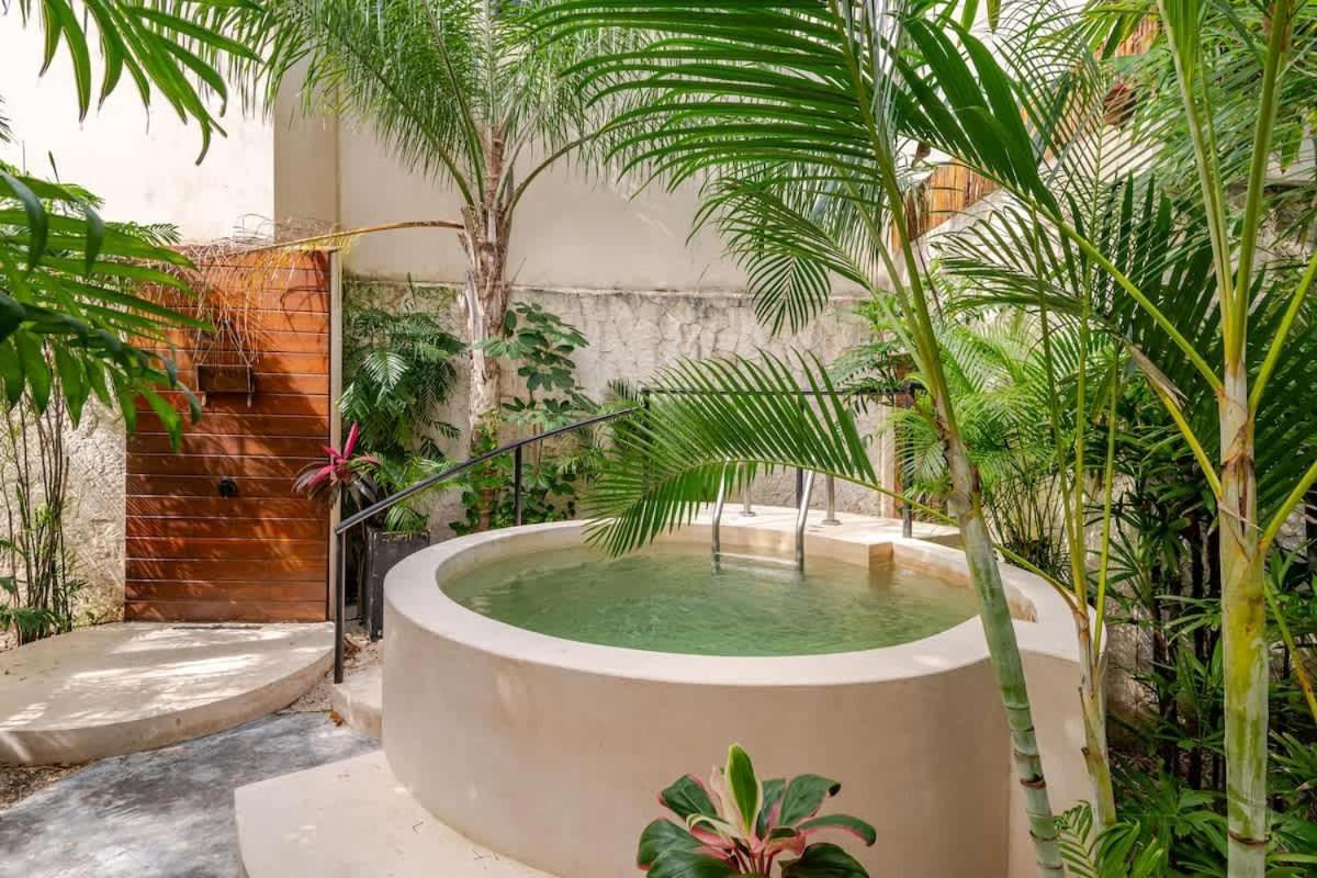 Bambu Con Alberca Privada En * Tulum