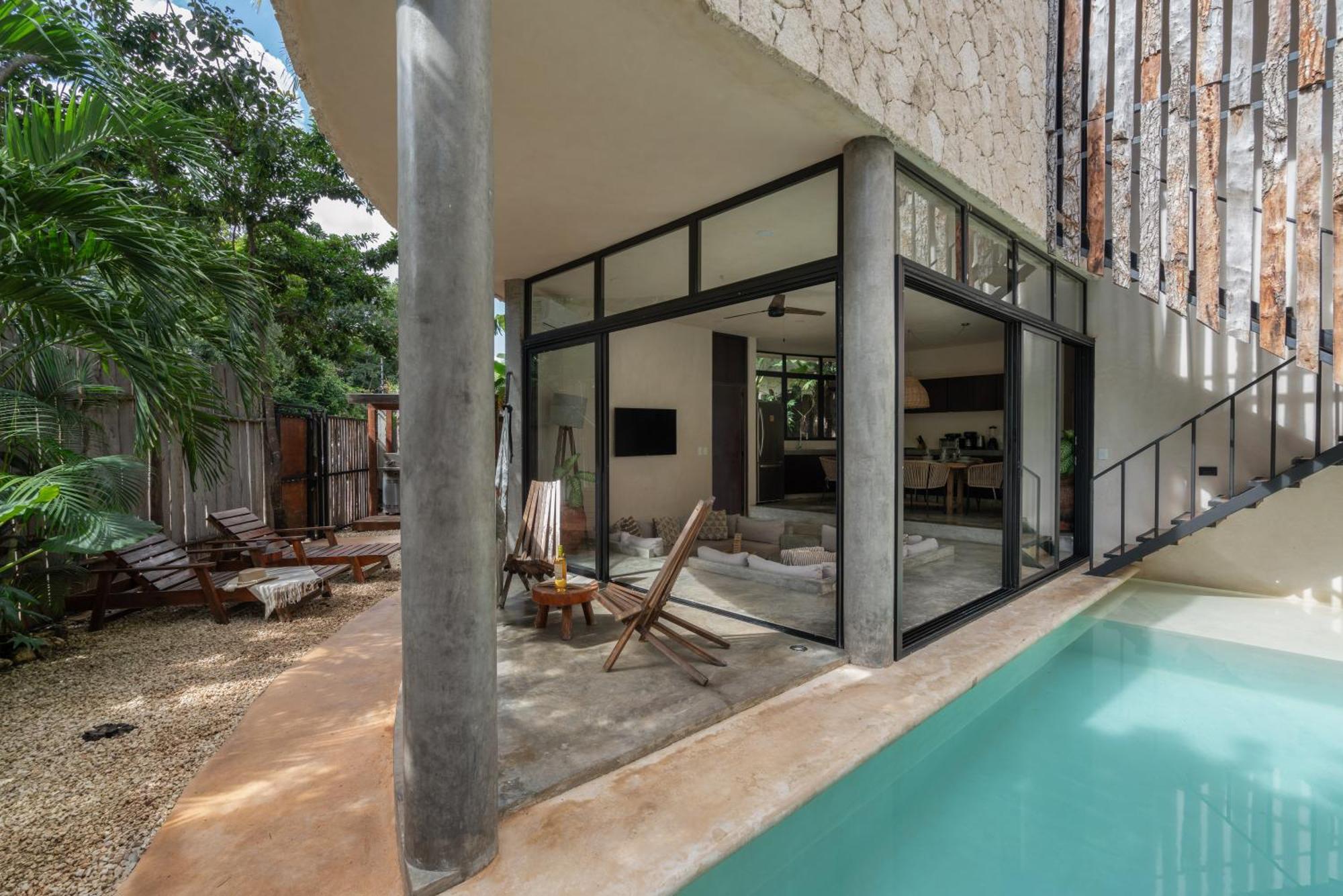 Auralis Boho Boho Villa-priv Pool-concierge-bbq 3b * Tulum