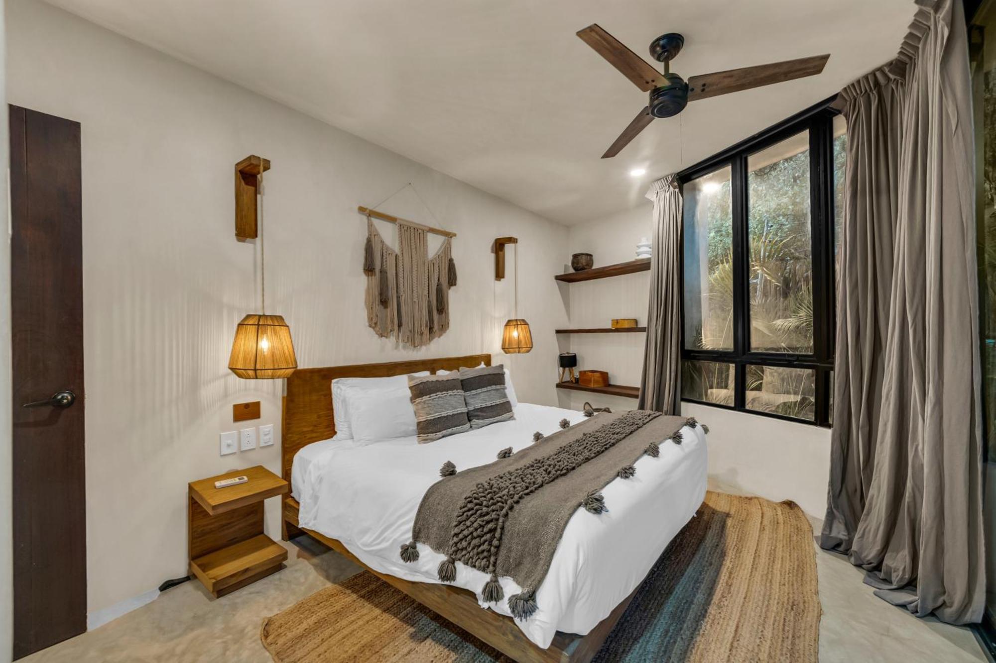 2 Tropical Bohemian Villas-2 Priv Pool-bbq 3a-3b * Tulum