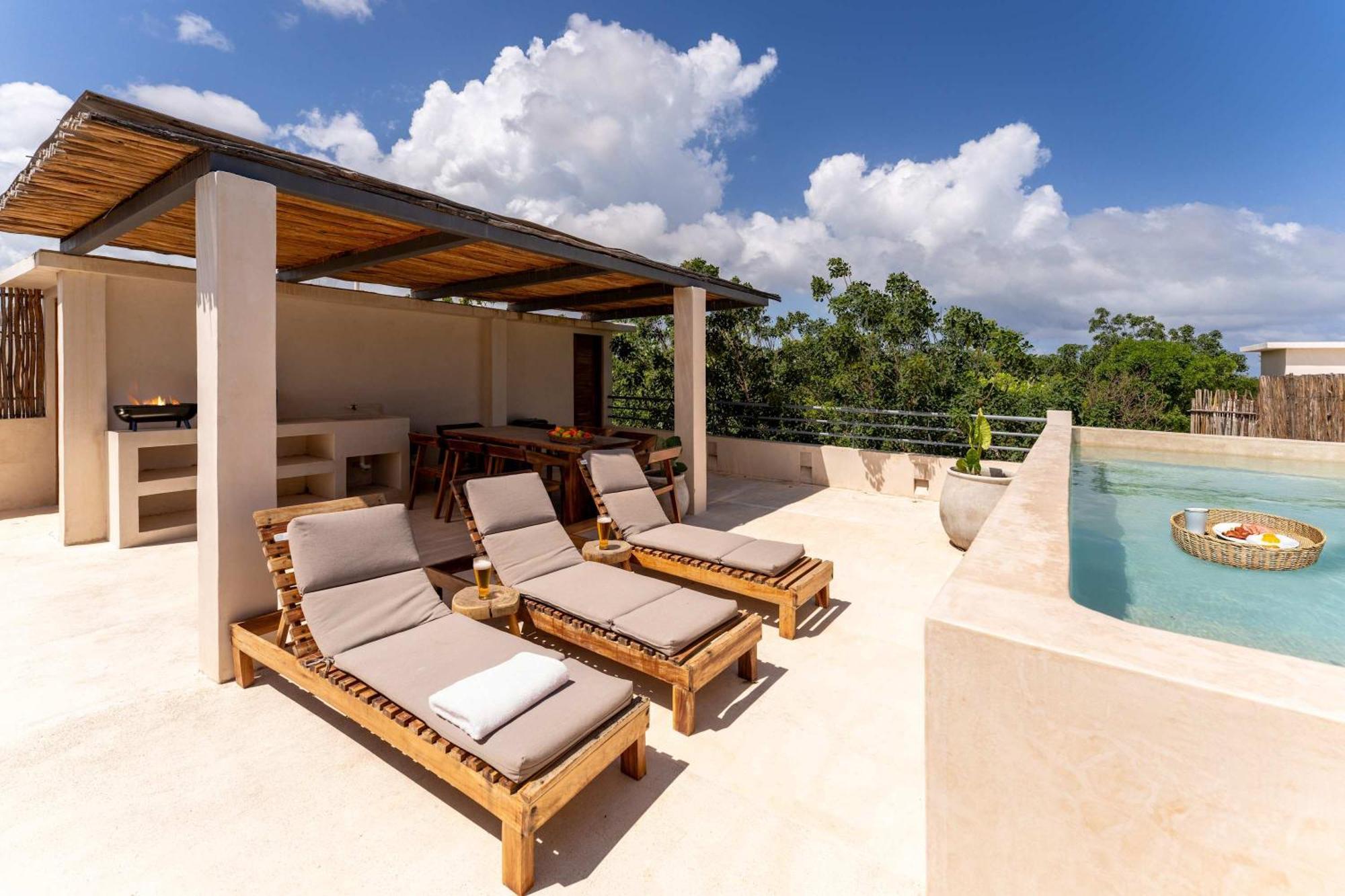Ahal Luxe 3br Penthouse Haven With Private Rooftop Pool & Plunge Pool Holiday home Tulum